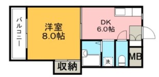 シャトレ新町の物件間取画像